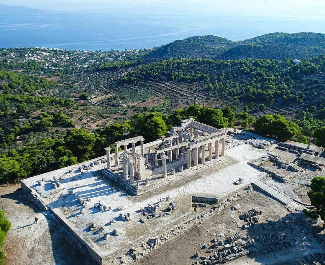 Παραθαλασσια Στουντιο Μιχαλιας Sea View Studio Michalias Agia Marina  Dış mekan fotoğraf