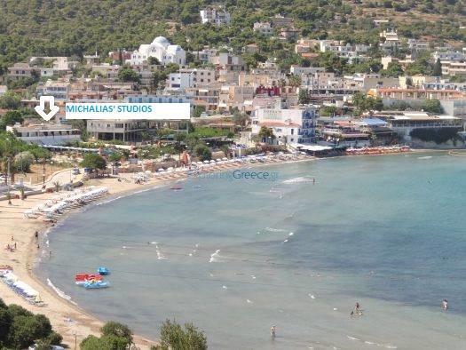 Παραθαλασσια Στουντιο Μιχαλιας Sea View Studio Michalias Agia Marina  Dış mekan fotoğraf